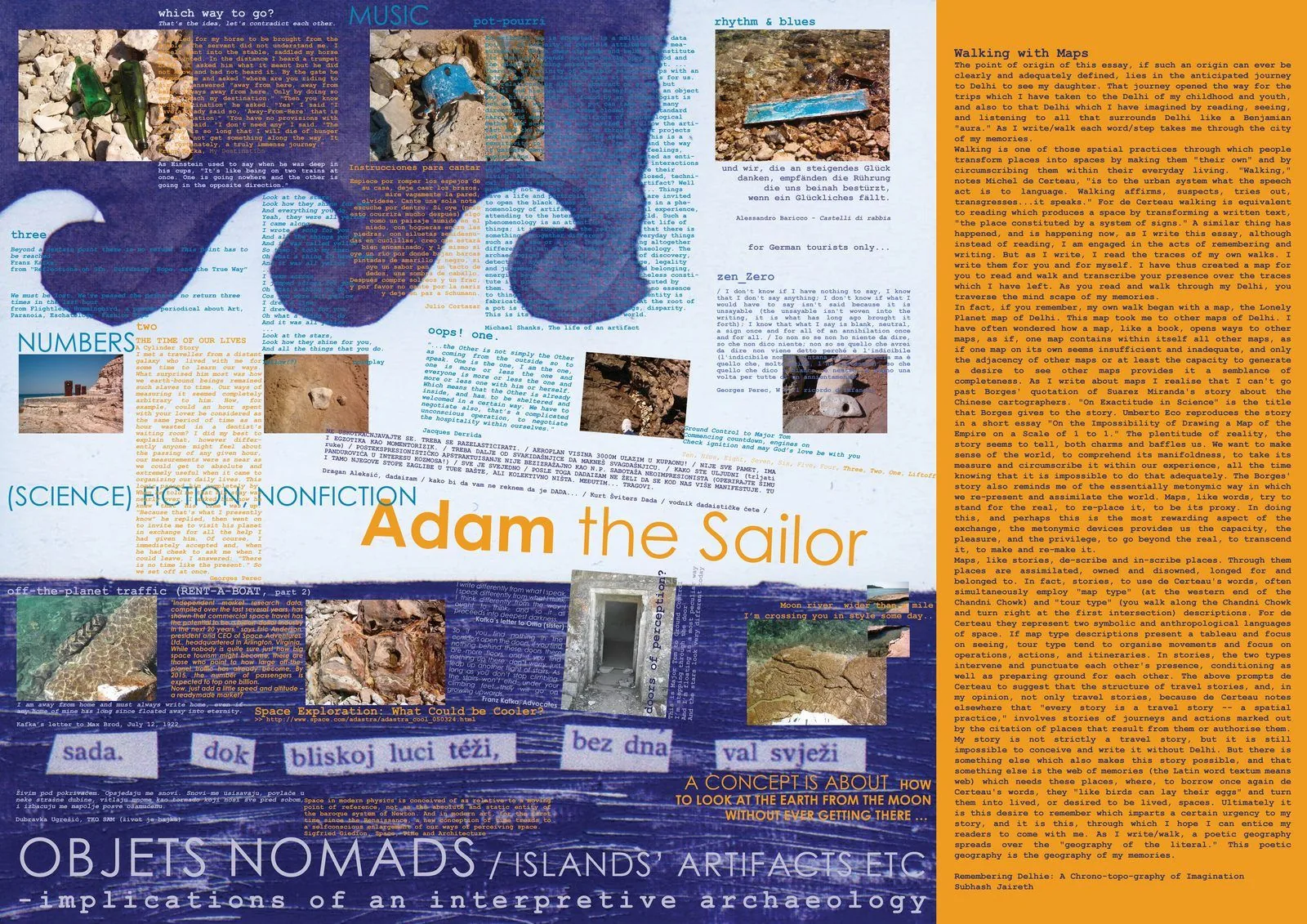 Adam the Sailor — visual essay / collage